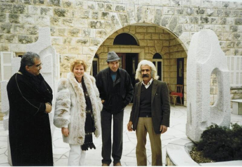 Mary Esseff with Youssef Basbous