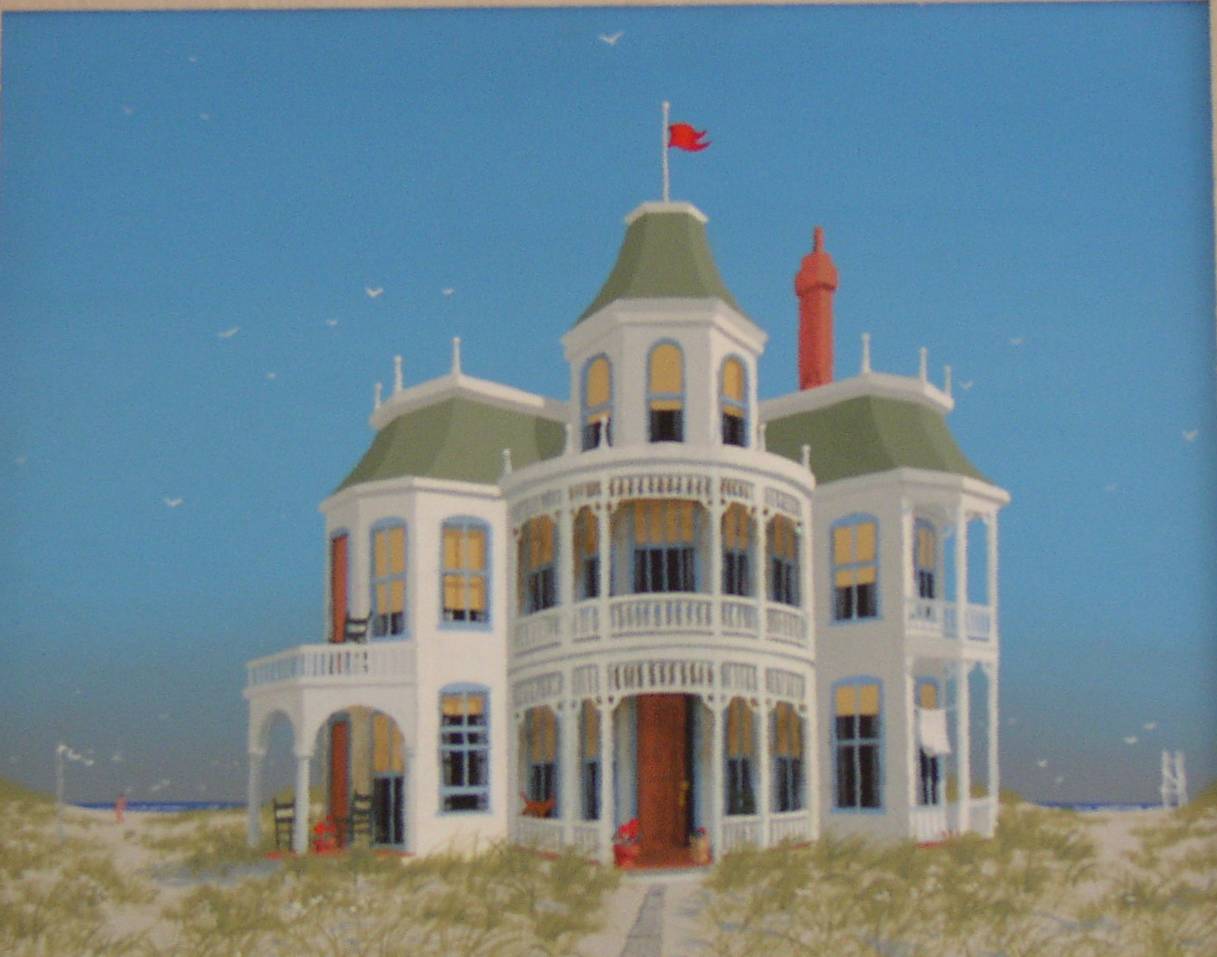 John Bryans: Victorian Beach House, Acrylic