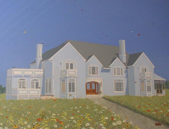 John Bryans: Viburnum House, Acrylic