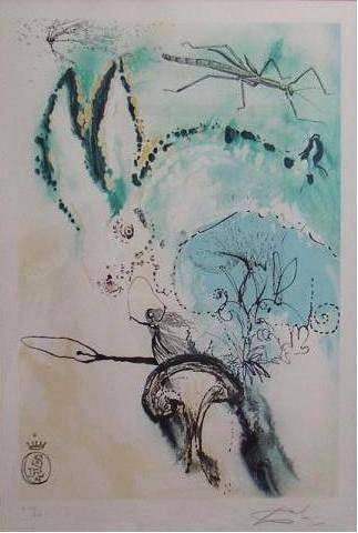 Dali: Down the Rabbit Hole, LE Lithograph