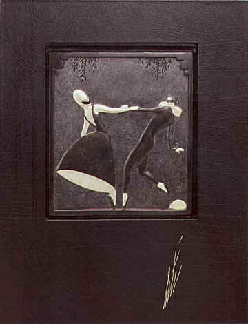 Pas de Deux Bas Relief with "Erte at 90" Deluxe Edition Book