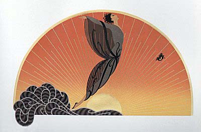 Erte: "Sunrise" LE Serigraph