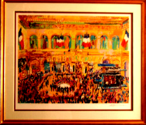 Leroy Neiman: Paris Bourse